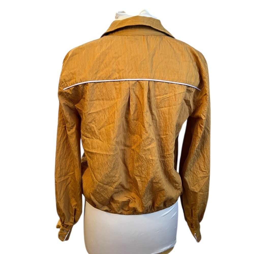 Anthropologie Maeve Long-Sleeve Piped Wrap Blouse - Small - Picture 3 of 8